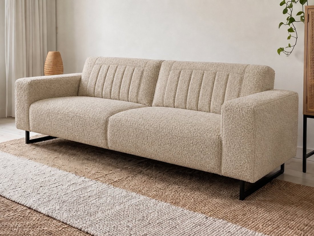 Scherpenisse 3 Zits Bank in beige – kleurimpressie – A-meubel