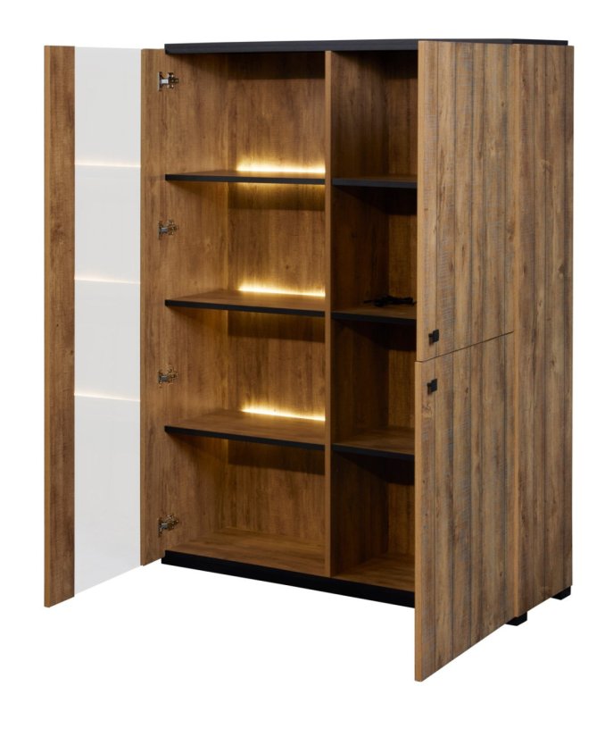 Vitrinekast Schoonhoven 124cm – foto 3 – A-meubel