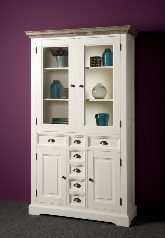 Vitrinekast Fleur Vitrine Kabinet 115 115cm – A-meubel