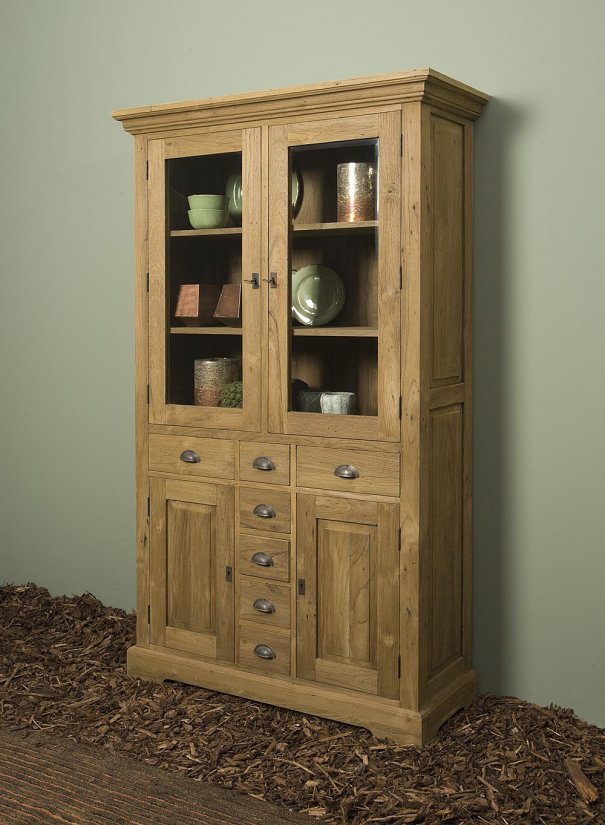 Vitrinekast Bologna Vitrine Kabinet 115 115cm – A-meubel