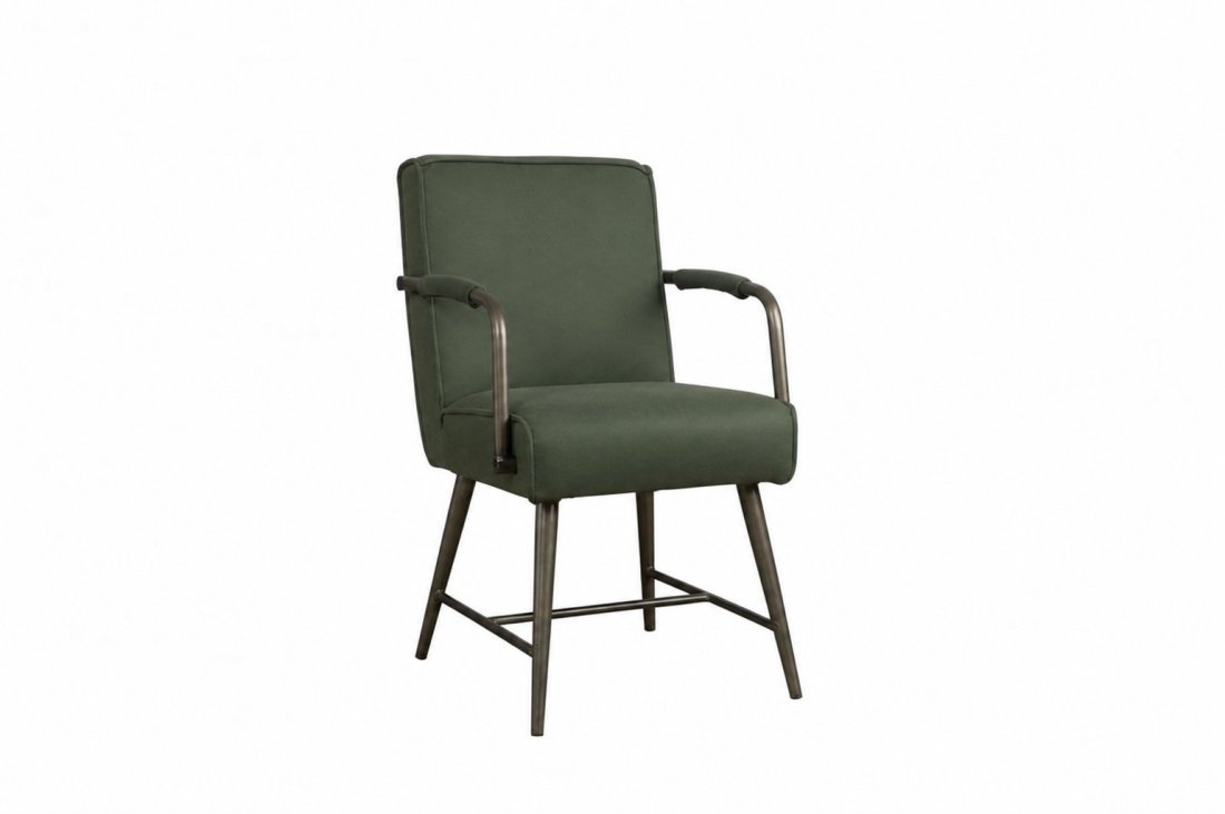 Stoel Belmonte Armchair in groen – kleurimpressie – A-meubel