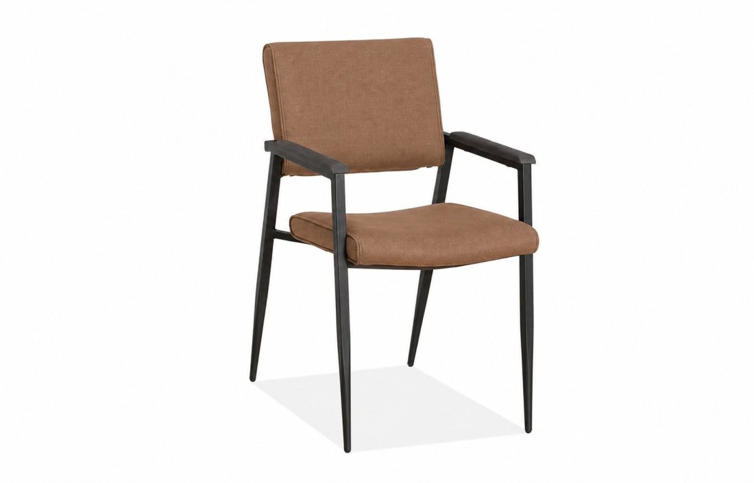 Stoel Bodie in bruin – kleurimpressie – A-meubel