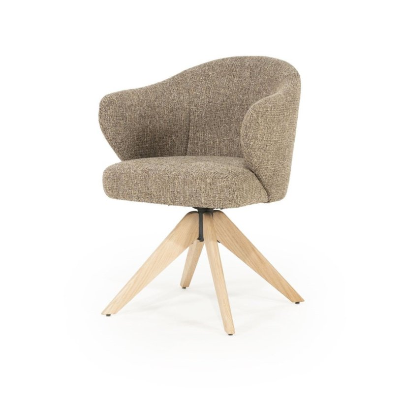 Stoel Connor Naturel - Bruin Donna - 96346 – bruin eetkamerstoel – A-meubel