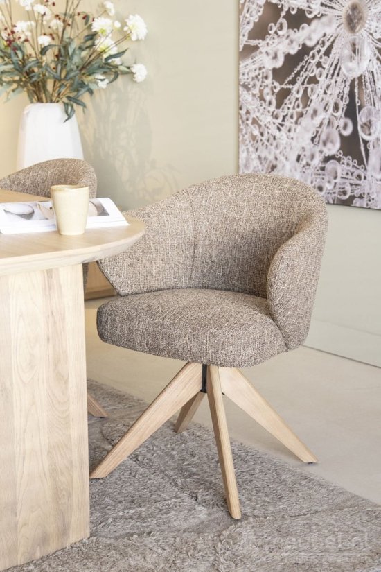 Stoel Connor Naturel - Bruin Donna - 96346 62cm – foto 2 – A-meubel