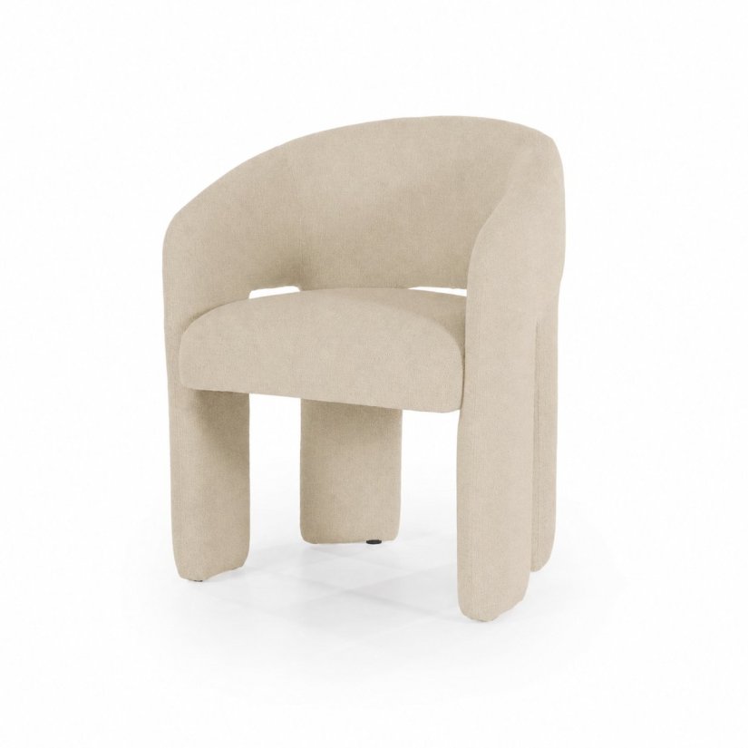 Stoel Hamilton - Beige Asti - 96243 in beige – kleurimpressie – A-meubel