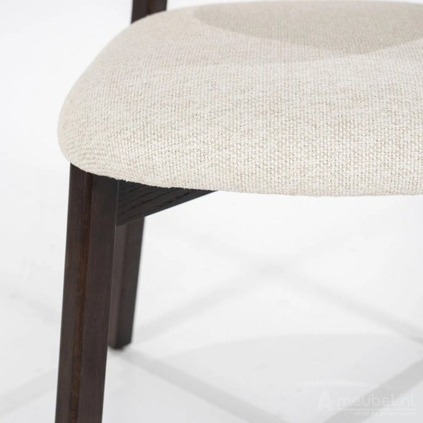 Eetkamerstoel Mikky Bruin - Beige Moon - 96254 59cm – foto 7 – A-meubel