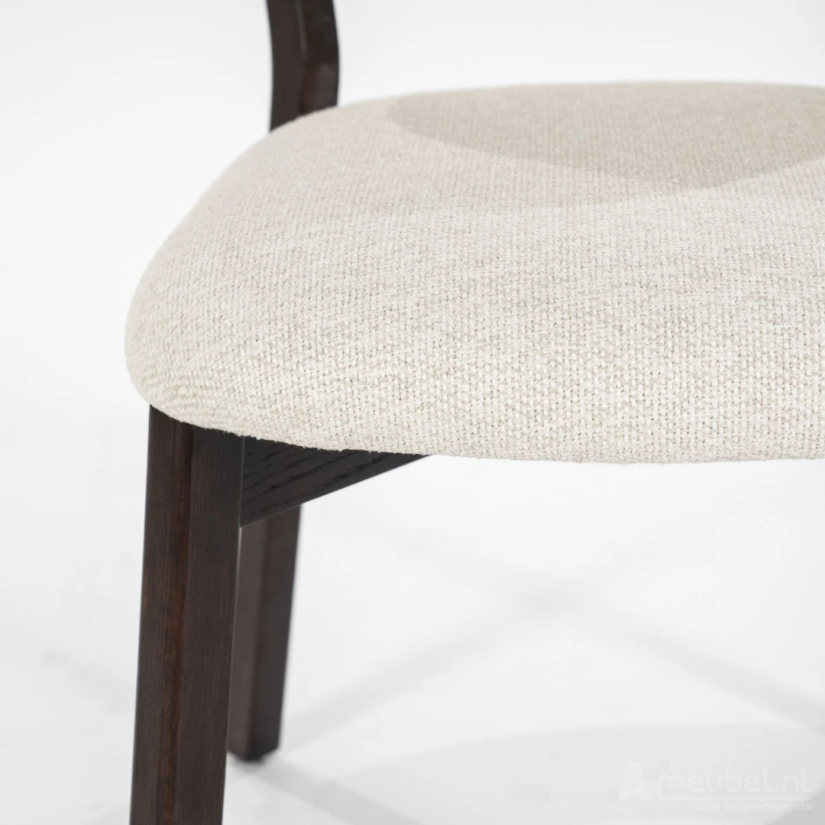 Eetkamerstoel Mikky Bruin - Beige Moon - 96254 59cm – foto 8 – A-meubel