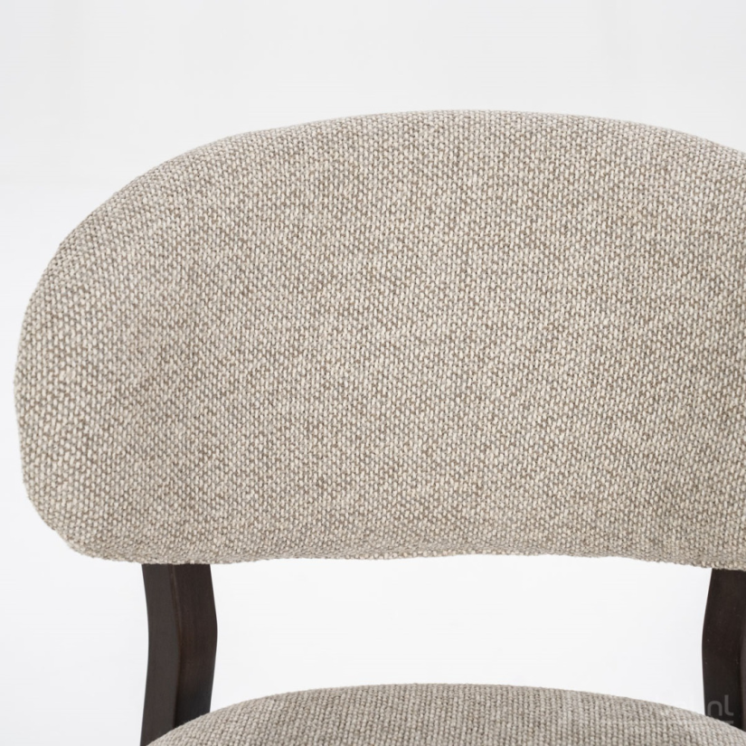 Eetkamerstoel Mikky Bruin -Taupe Moon - 96255 51cm – foto 5 – A-meubel