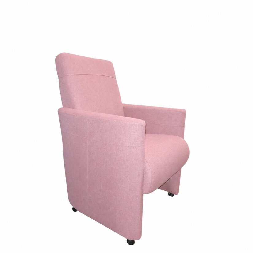 Stoel Rob in roze – kleurimpressie – A-meubel