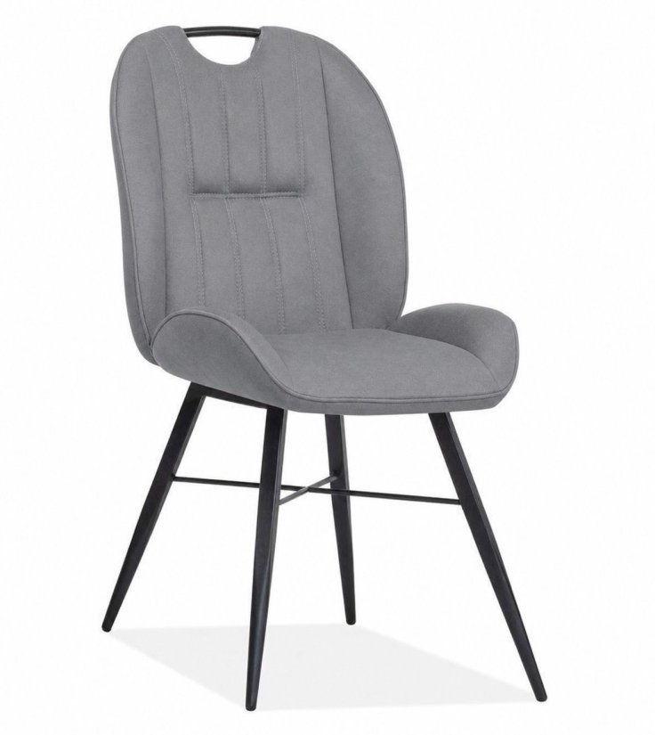 Stoel Shelton in grijs – kleurimpressie – A-meubel