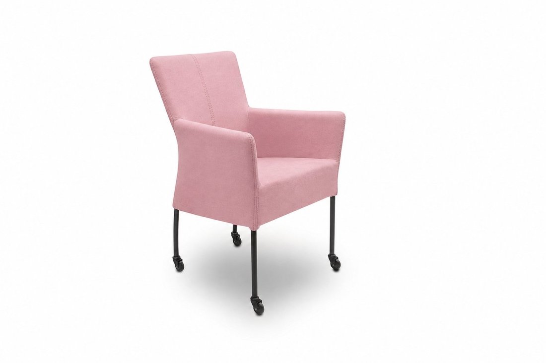 Stoel Suske in roze – kleurimpressie – A-meubel