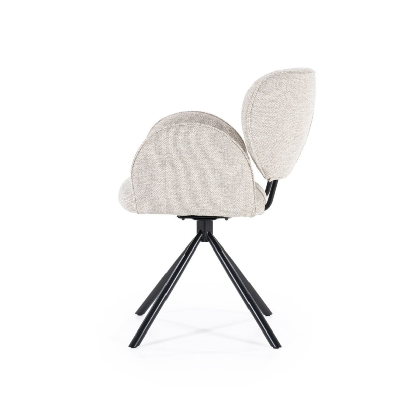 Stoel Rosalin - Taupe Moon - 96120 61cm – foto 2 – A-meubel