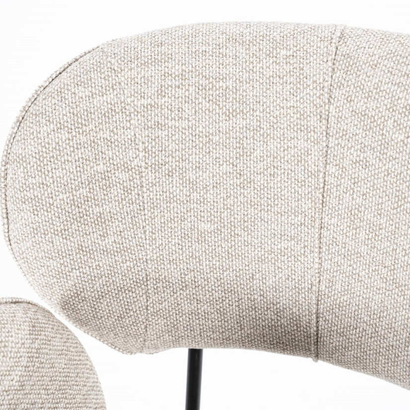 Stoel Rosalin - Taupe Moon - 96120 61cm – foto 3 – A-meubel
