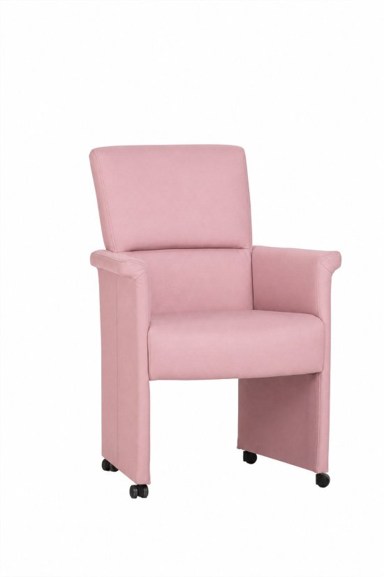 Stoel Yfke in roze – kleurimpressie – A-meubel