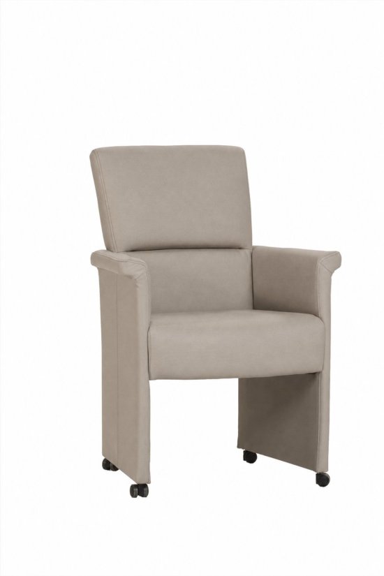 Stoel Yfke in taupe – kleurimpressie – A-meubel