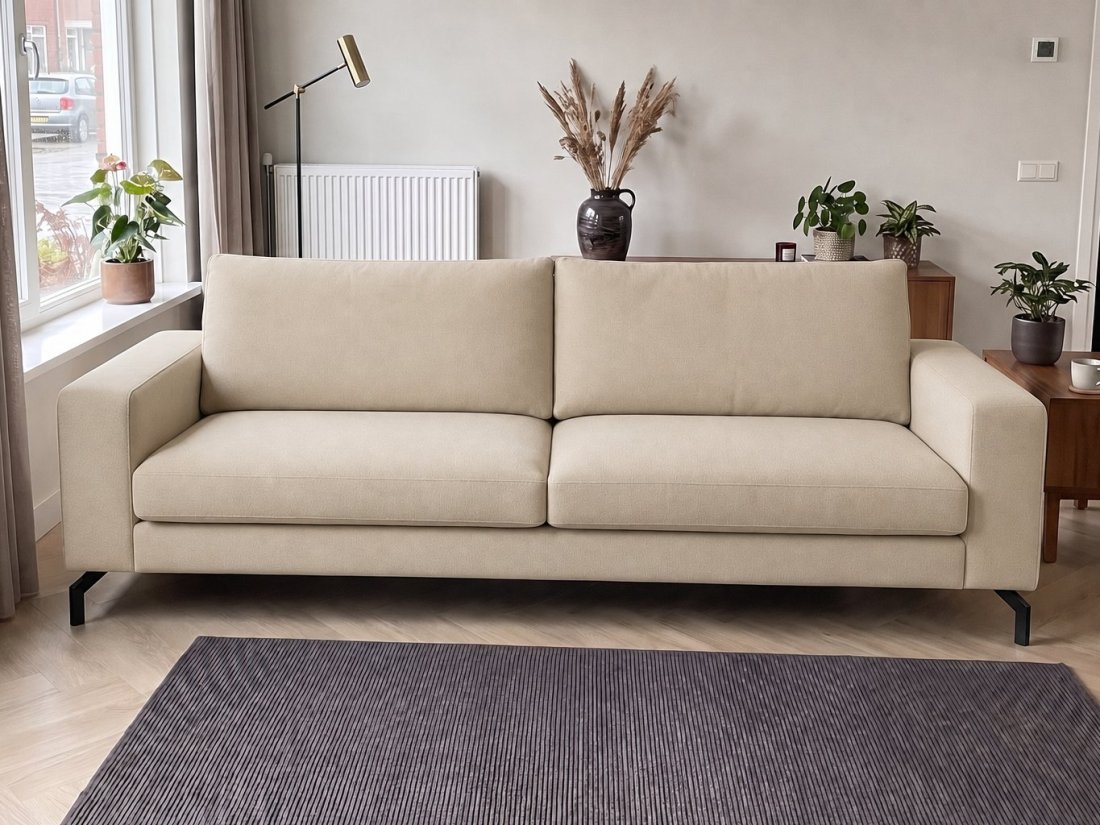Stroe 2.5 Zits in beige – kleurimpressie – A-meubel