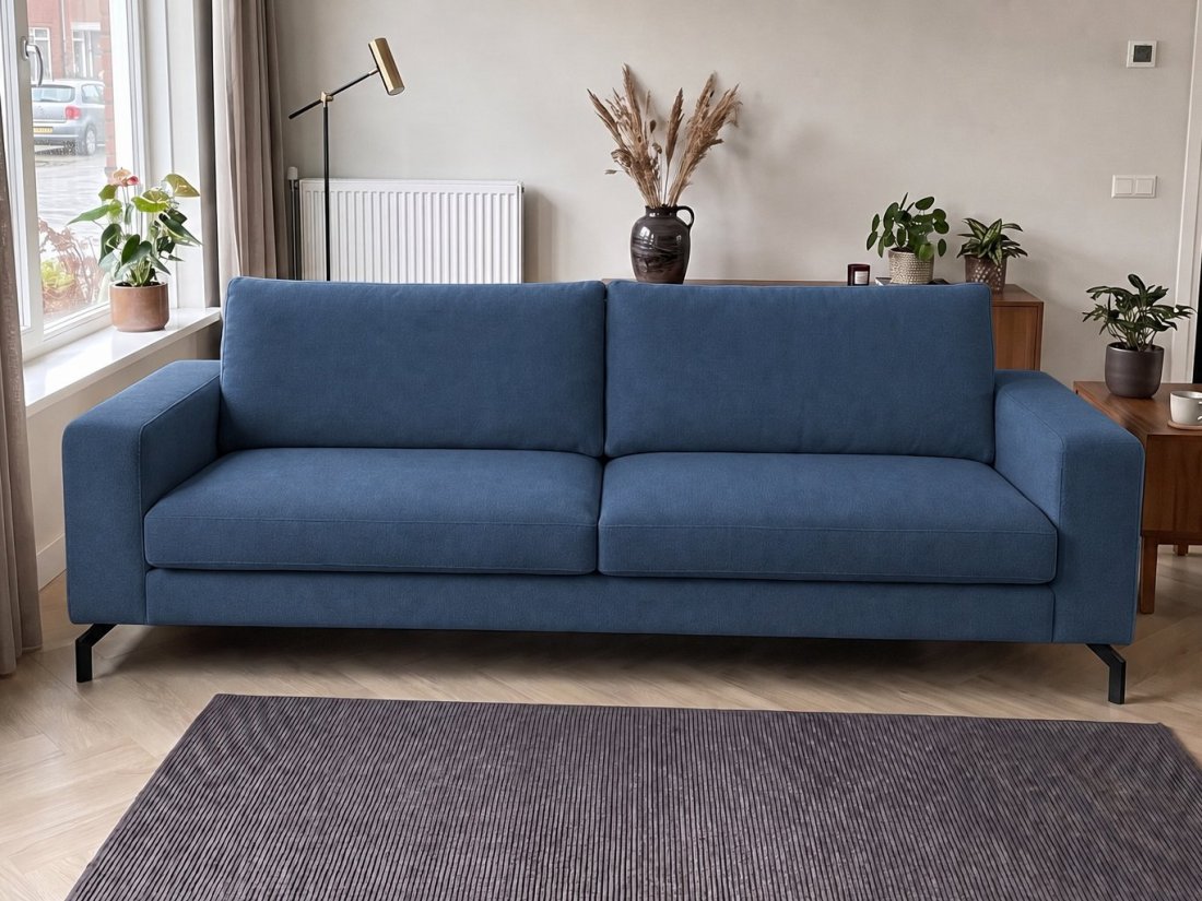 Stroe 2.5 Zits in blauw – kleurimpressie – A-meubel