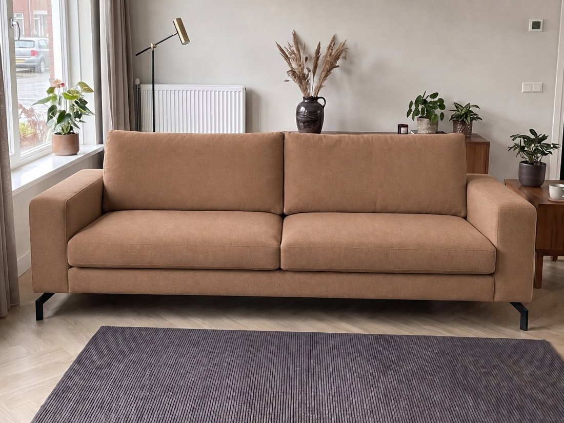 Stroe 2.5 Zits in bruin – kleurimpressie – A-meubel