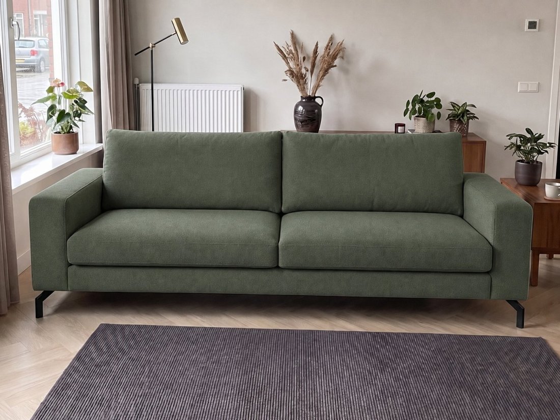 Stroe 2.5 Zits in groen – kleurimpressie – A-meubel
