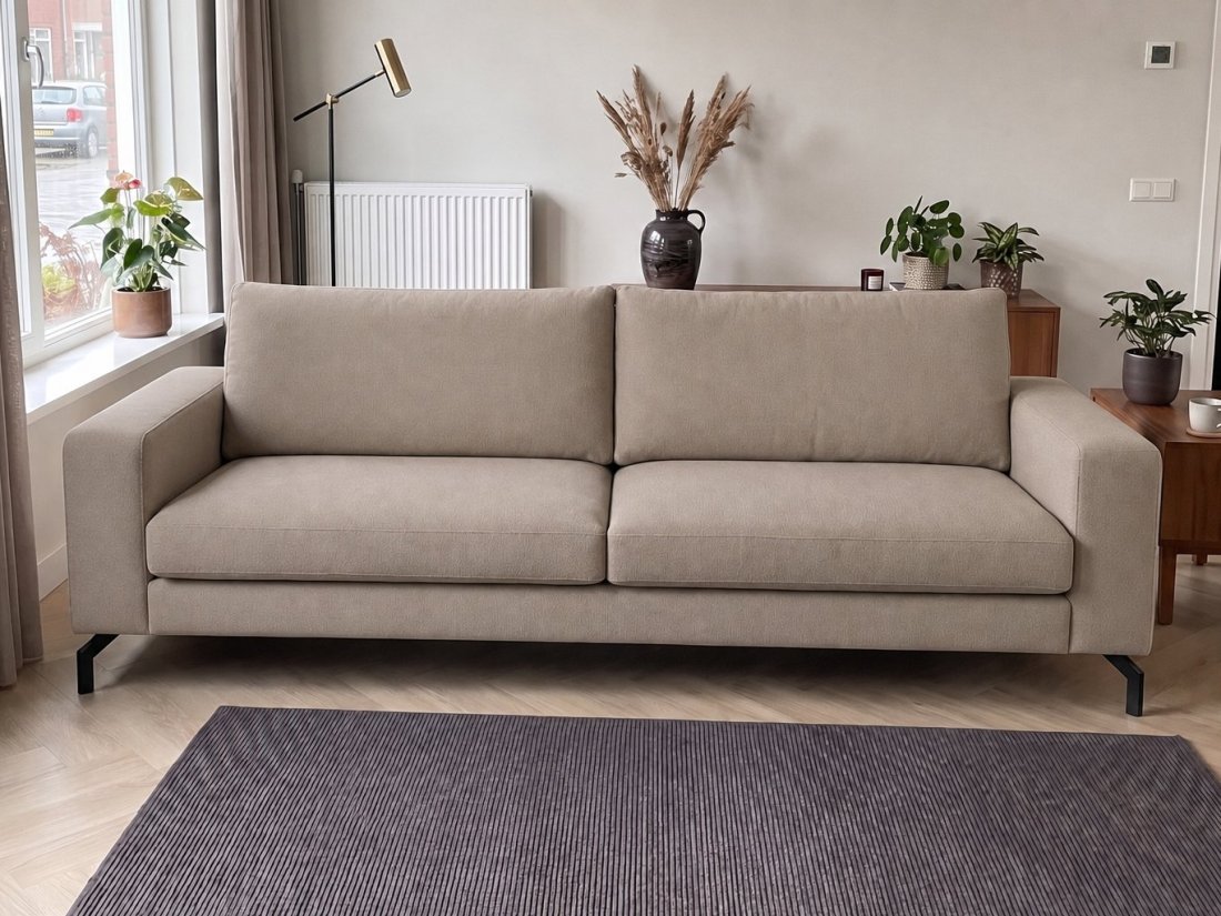 Stroe 2.5 Zits in taupe – kleurimpressie – A-meubel