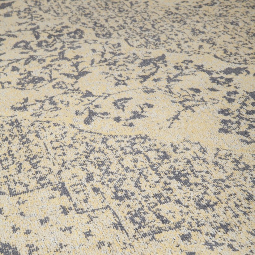 Vloerkleed Tabriz Geel-Grijs 70cm – A-meubel