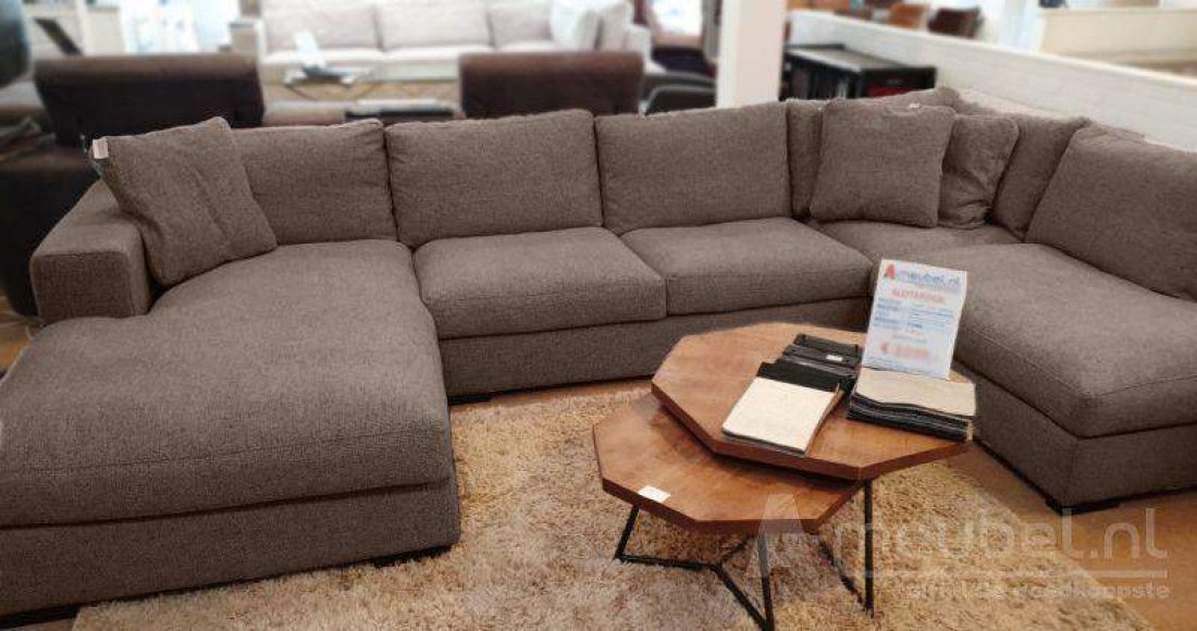 Sloterdijk Loungebank Taupe – A-meubel