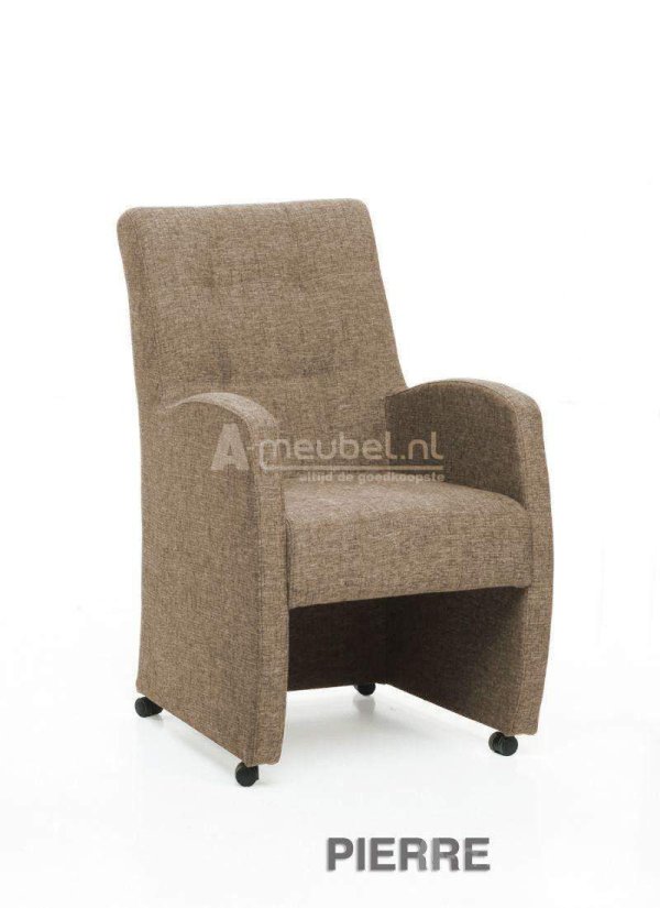 Stoel Pierre – wit eetkamerstoel – A-meubel