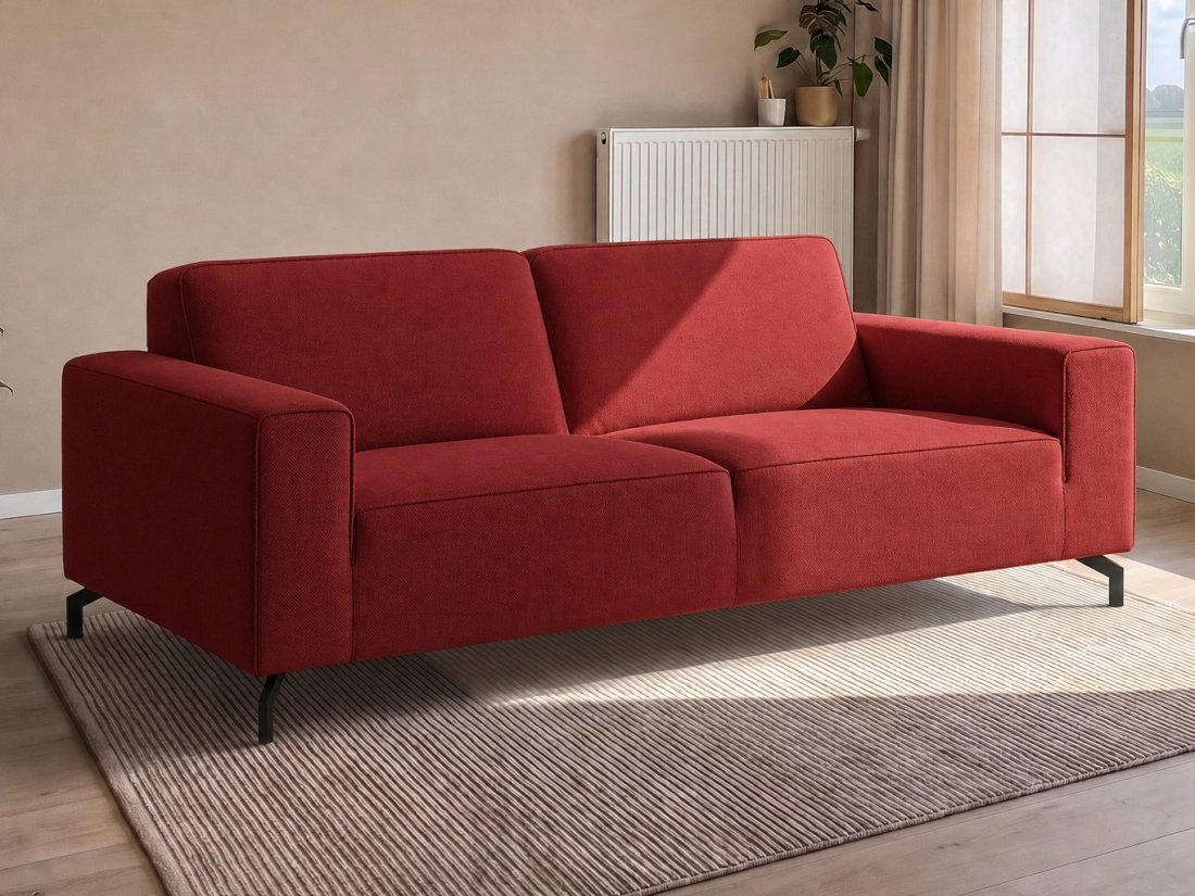 Ter Aar 2 Zits in rood – kleurimpressie – A-meubel