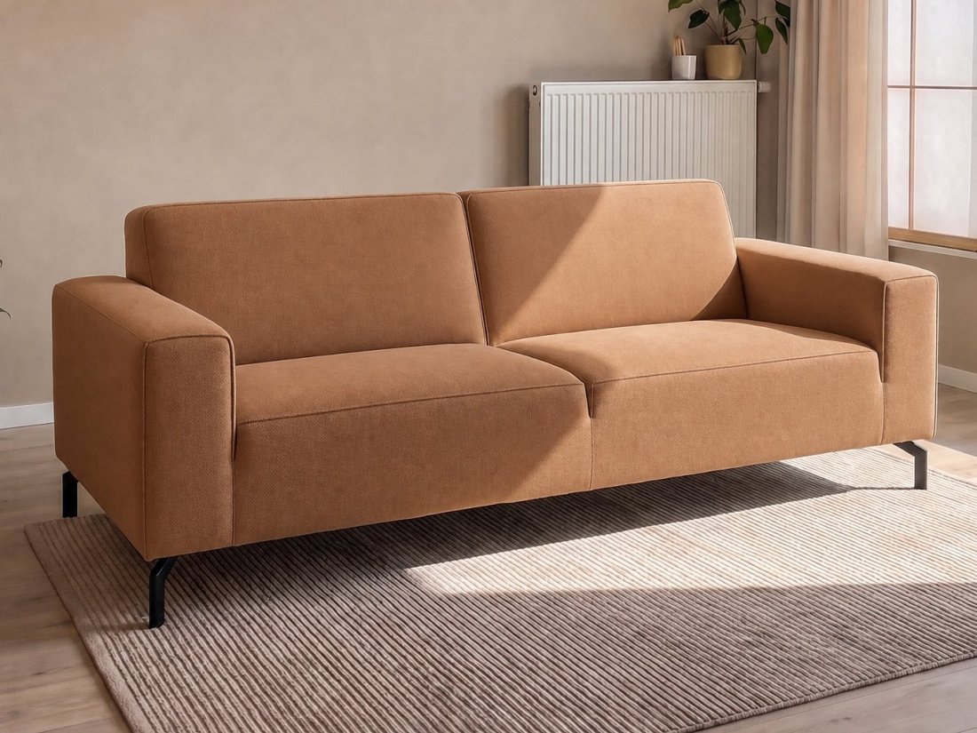 Ter Aar 3 Zits in cognac – kleurimpressie – A-meubel