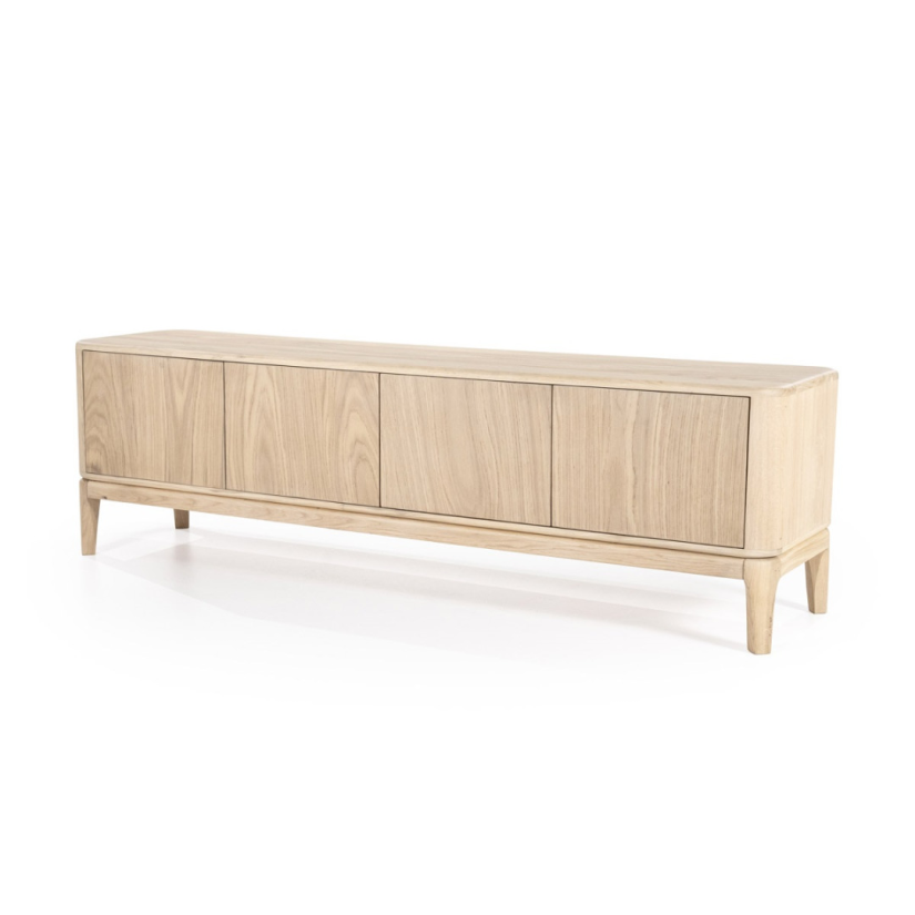 TV-Meubel Harvey 4-deurs - Naturel - 96126 170cm – foto 3 – A-meubel