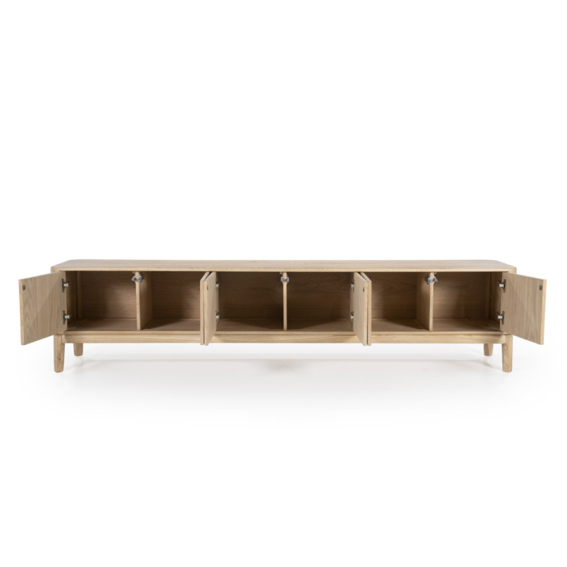 TV-Meubel Harvey 6-deurs - Naturel - 96127 220cm – foto 2 – A-meubel