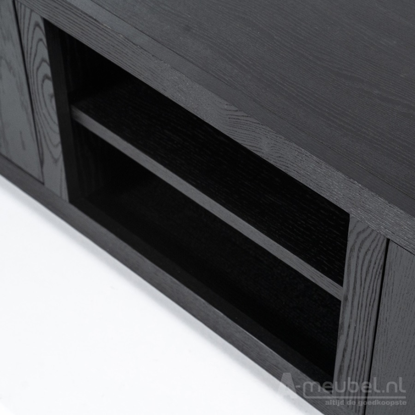 TV-Meubel Helsinki - 160cm - Zwart - 95720 – foto 3 – A-meubel