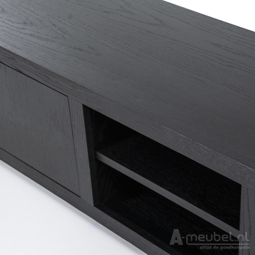TV-Meubel Helsinki - 200cm - Zwart - 95721 – foto 5 – A-meubel