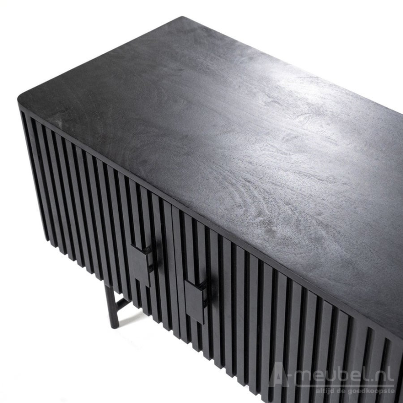 TV Meubel Remi 6-deurs- Zwart- 95731 250cm – foto 2 – A-meubel