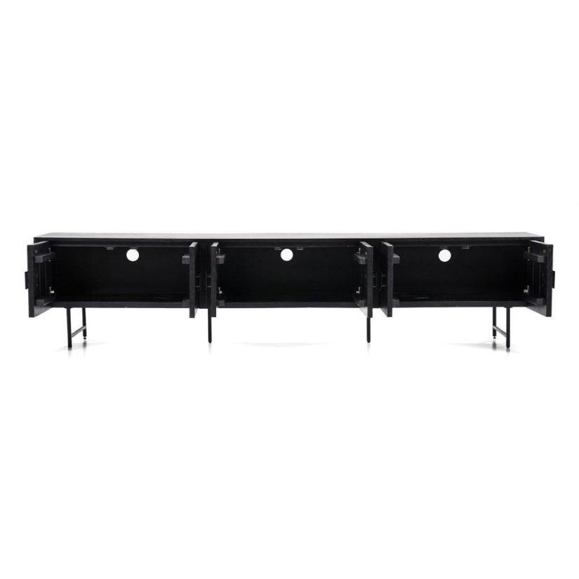 TV Meubel Remi 6-deurs- Zwart- 95731 250cm – foto 4 – A-meubel