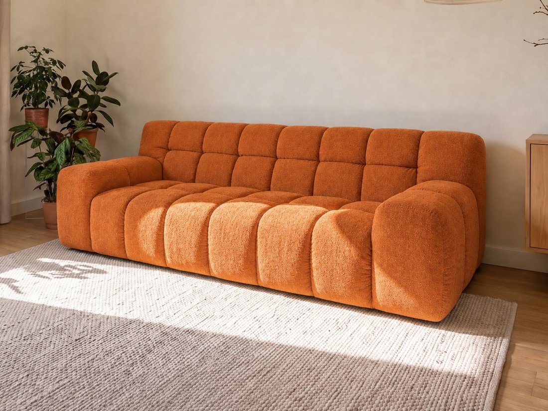 Tynaarlo 2.5 Zits in oranje – kleurimpressie – A-meubel