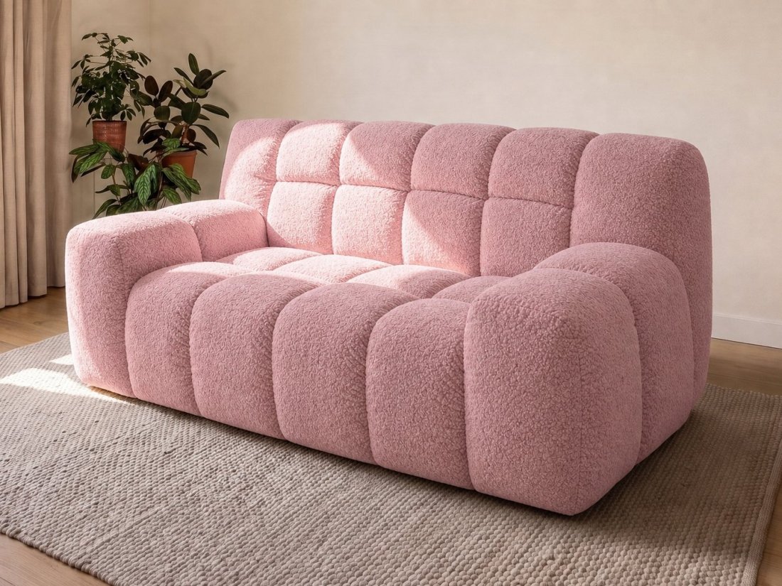Tynaarlo 2 Zits in roze – kleurimpressie – A-meubel