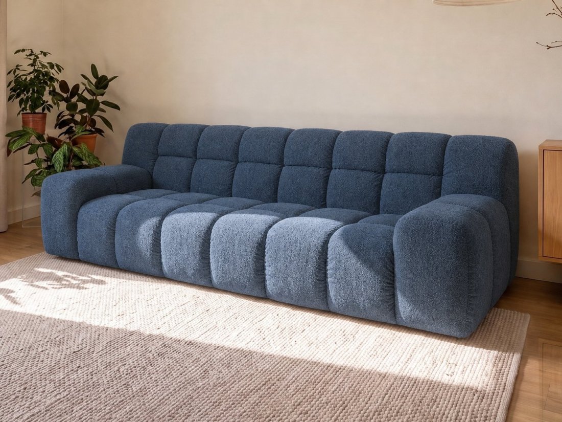 Tynaarlo 3 Zits in blauw – kleurimpressie – A-meubel