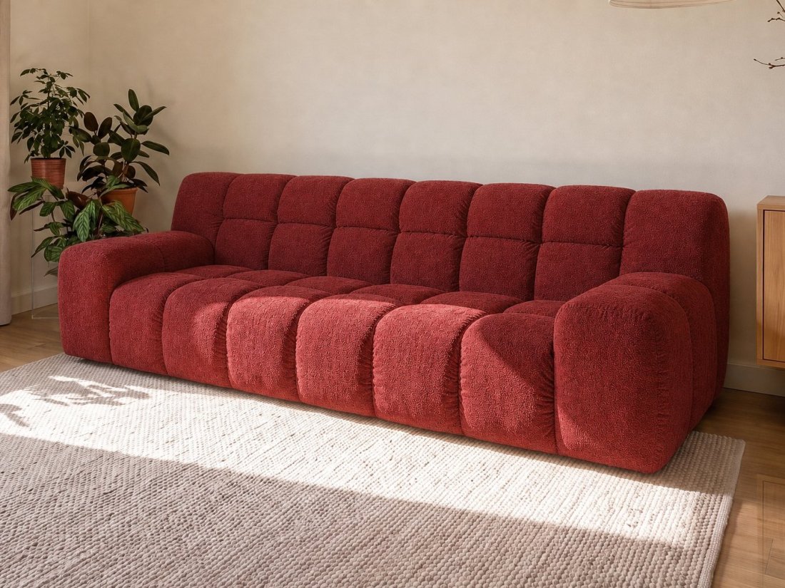 Tynaarlo 3 Zits in rood – kleurimpressie – A-meubel