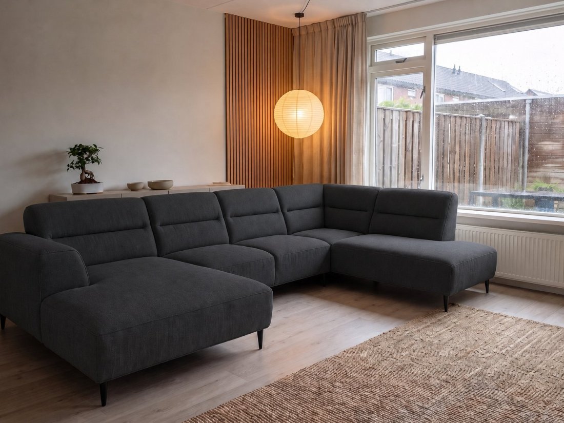 U-Bank Bloemendaal in antraciet – kleurimpressie – A-meubel