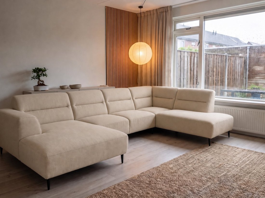 U-Bank Bloemendaal in beige – kleurimpressie – A-meubel
