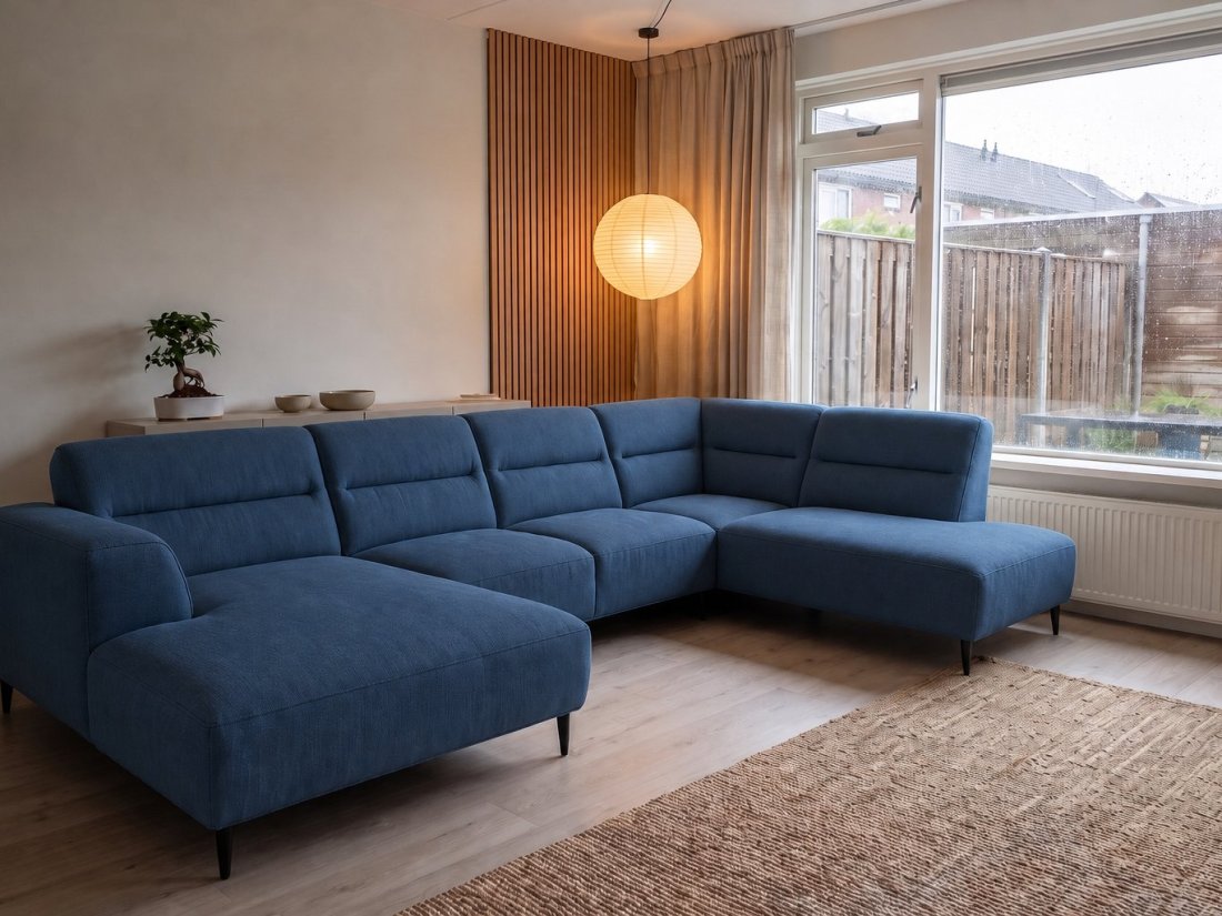 U-Bank Bloemendaal in blauw – A-meubel
