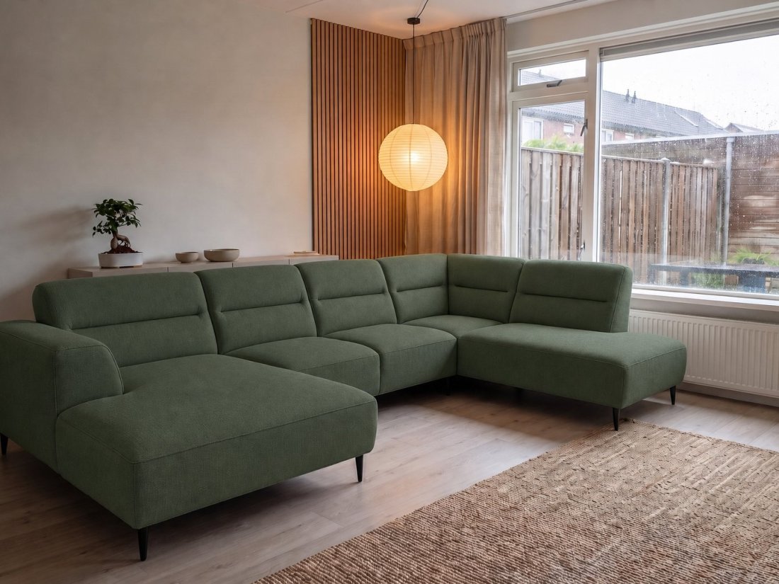 U-Bank Bloemendaal in groen – kleurimpressie – A-meubel