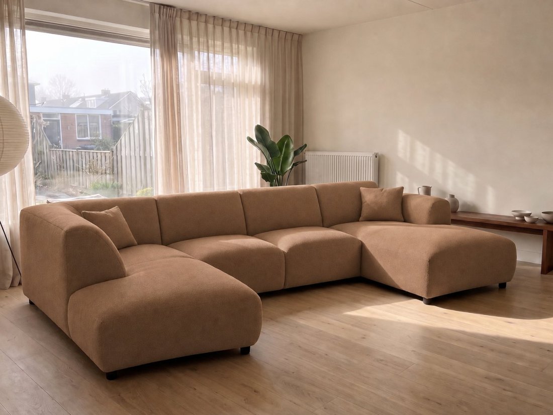 U-Bank Rotterdam in bruin – kleurimpressie – A-meubel