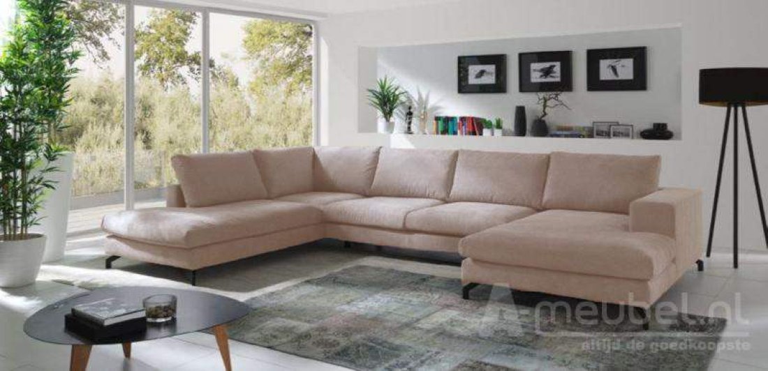 Stroe Loungebank Beige – foto 3 – A-meubel