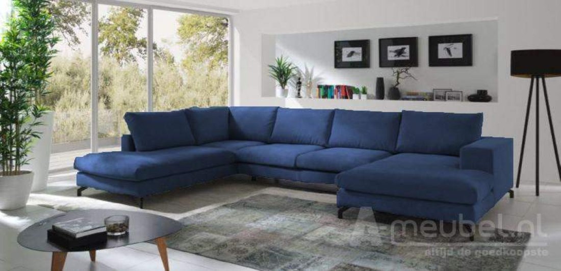 Stroe Loungebank Blauw – A-meubel