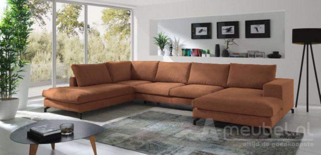 Stroe Loungebank Cognac – A-meubel