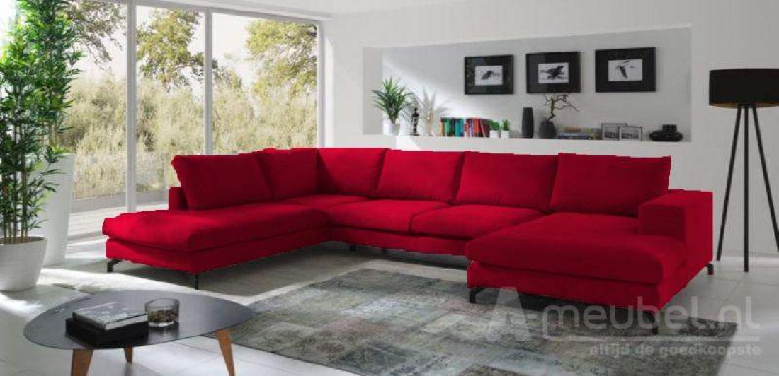 Stroe Loungebank Rood – A-meubel
