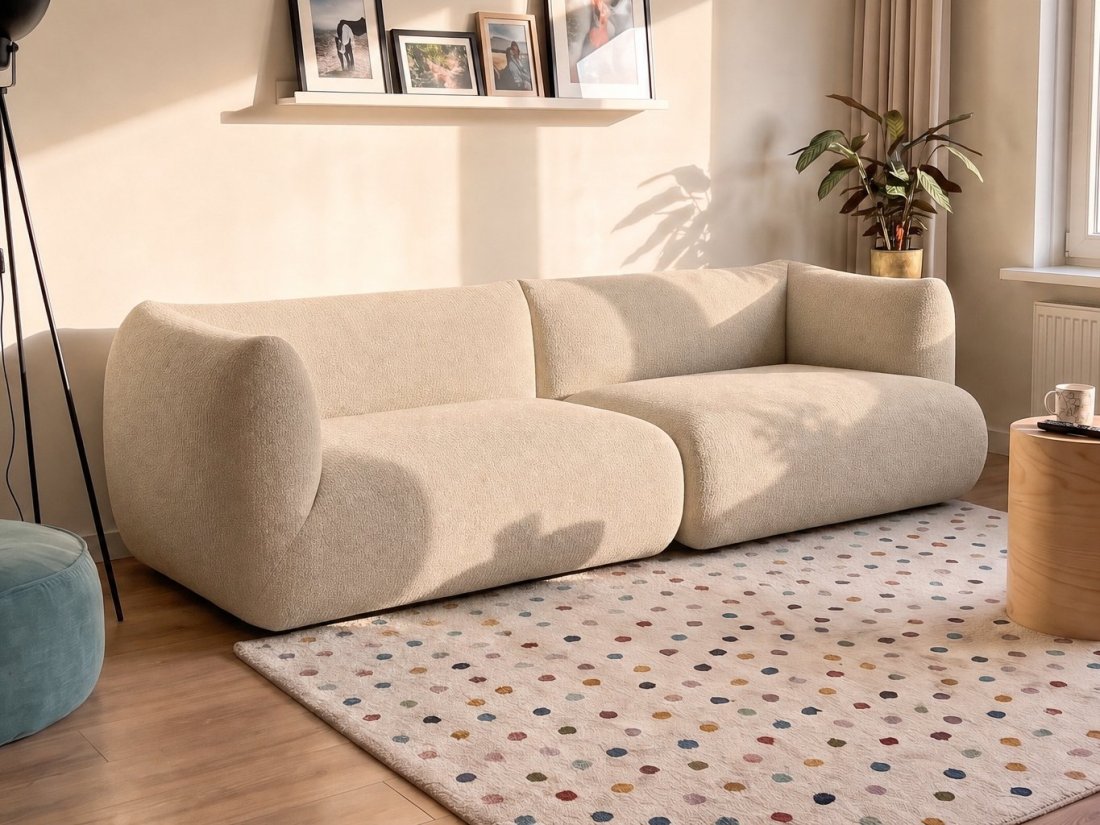 Veendam 2 Zits in beige – kleurimpressie – A-meubel