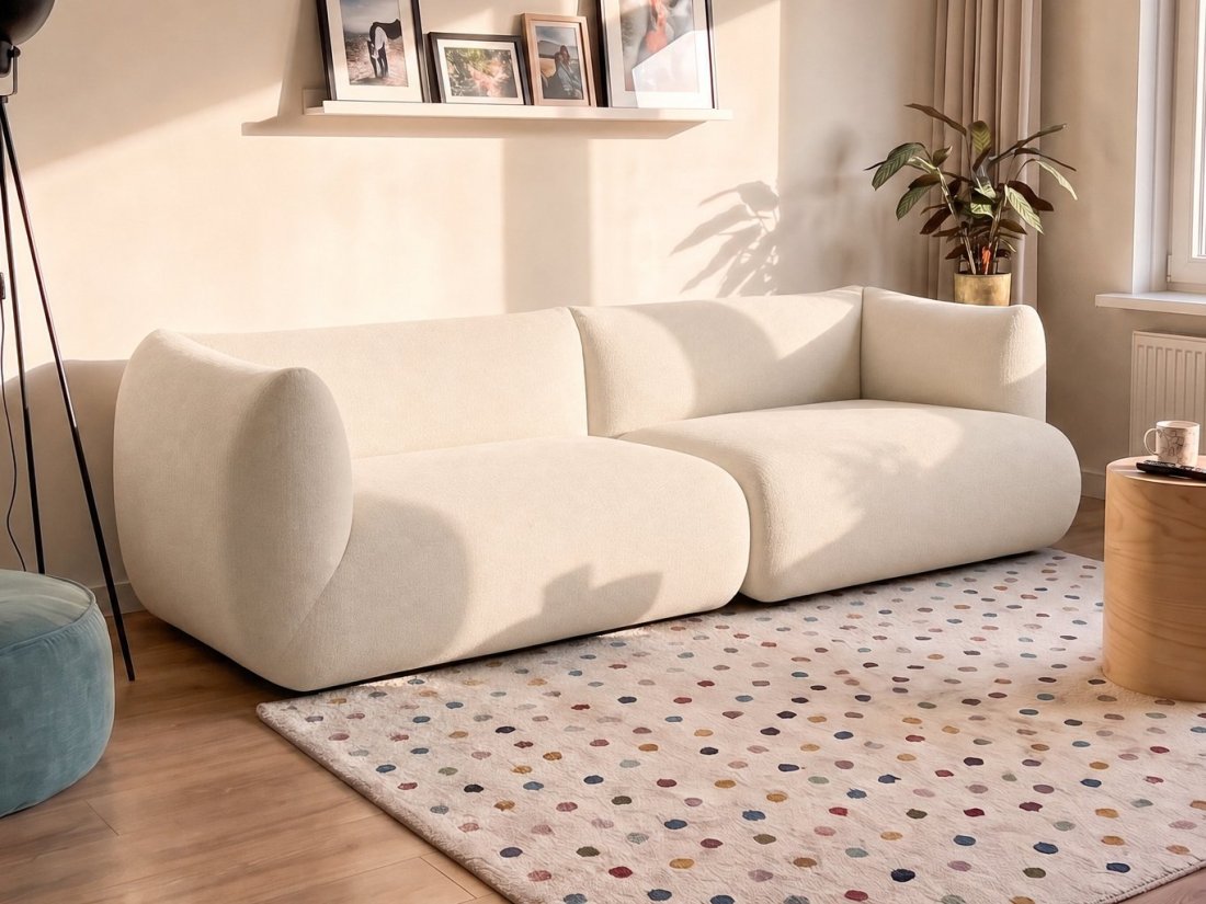 Veendam 2 Zits in creme – kleurimpressie – A-meubel